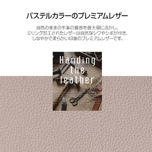 SLG Design iPhone XR用ケース Full Grain Leather Back Case ピンクローズ SD15464I61-イメージ3