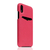 SLG Design iPhone XR用ケース Full Grain Leather Back Case ピンクローズ SD15464I61-イメージ1