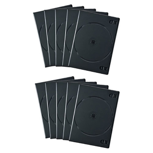 サンワサプライ DVDトールケース(4枚収納・10枚セット) ブラック DVD-TN4-10BKN-イメージ6