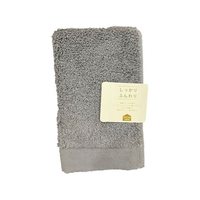 林 テックカラー フェイスタオル ダークグレー FC497TD-FO438049