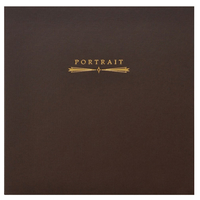 ハクバ スクウェア台紙 A4サイズ 2面(角×2枚) No.2020 ブラウン M2020-A4-2BR