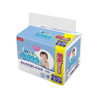 レック 水99.9% ふんわりおしりふきW 80枚×8個パック FCE177U