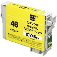 エコリカ リサイクルインクカートリッジ イエロー イエロー ECI-E46Y