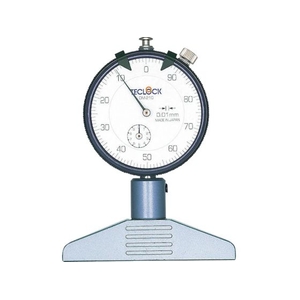 テクロック ダイヤルデプスゲージ 測定範囲0~10mm 0～10±0.0120.019875 FC330JM-1028669-イメージ1
