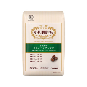 京都西京極 小川珈琲店 小川珈琲/小川珈琲店 有機珈琲 オリジナルブレンド 粉 500g FCJ742E-イメージ1