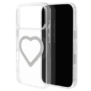 ラスタバナナ iPhone17 Pro用MIGNU ハイブリッドケース 磁力充電対応 ラメシルバー 9041IP5BHPMSV-イメージ1