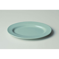 エンテック 小判皿 リム型 8吋 青磁 FC71850-CS-24