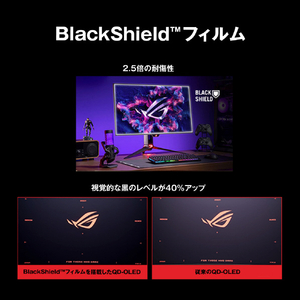 ASUS 液晶ディスプレイ ROG Swift OLED PG32UCDM3 ブラック PG32UCDM3-イメージ3