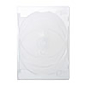 サンワサプライ DVDトールケース(4枚収納・10枚セット) クリア DVD-TN4-10CL-イメージ3