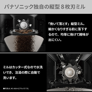 パナソニック コーヒーメーカー ホワイト NC-A58-W-イメージ10