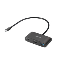 バッファロー USB-C 3．2Gen1バスパワー3ポートハブPD対応 ブラック BSH3U330C1PBK