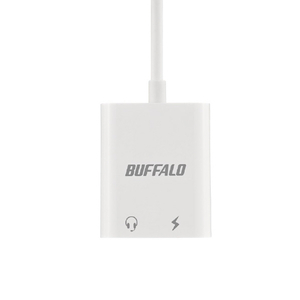 バッファロー Type-C to3．5mm+PD給電 オーディオ変換アダプター ホワイト BSMPCPD350WH-イメージ8