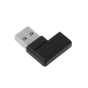 アイネックス USBアダプタ Aオス - Cメス 左L型 10Gbps U32AC-LFAD-イメージ4