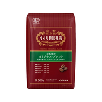 京都西京極 小川珈琲店 小川珈琲/小川珈琲店 有機珈琲 オリジナルブレンド 豆 500g FCJ743E