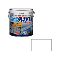 アサヒペン 水性シリコンアクリル外かべ用 3KG ホワイト FC228PP