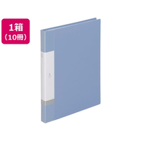 リヒトラブ リクエスト クリヤーブック差替式A4 30穴 背幅25mm 水 10冊 FCG626U-G3801-14