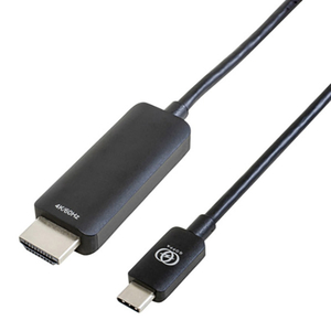 GOPPA USB Type-C→HDMI変換ケーブル(1.5m) ブラック GP-CHD460C15/B-イメージ1
