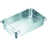 日本メタルワークス 18-8 ストッパー付給食バット 運搬型 FC676KK-3938735