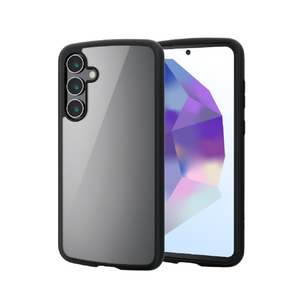 エレコム Galaxy A55 5G用TOUGH SLIM LITE フレームカラー ストラップホールシート付 ブラック PM-G243TSLFCBK-イメージ8