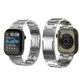 KeyBudz Apple Watch 49/46/45/44mm Spectra プレミアムステンレスバンド ポリッシュシルバー KB28466AW