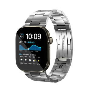KeyBudz Apple Watch 49/46/45/44mm Spectra プレミアムステンレスバンド ポリッシュシルバー KB28466AW-イメージ10
