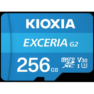キオクシア microSDXC UHS-Iメモリカード(256GB) EXCERIA G2 KMU-B256G-イメージ2