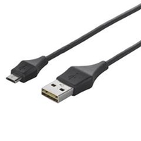 BUFFALO どっちもUSBコネクター採用 USB2．0ケーブル(A to microB)(0．2m) どっちもUSBケーブル ブラック BSUAMBDU202BKA