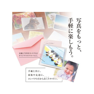 セキセイ ミニポケ フォトアルバム 高透明 KGサイズ(ハガキサイズ) タテ FC619NZ-KP-7005-90-イメージ5