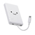 エレコム USB Type-C(TM)ケーブル一体モバイルバッテリー(5000mAh/12W) しろちゃん(ホワイト×ブラック) DE-C62-5000WF-イメージ2