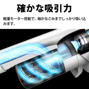 シャープ サイクロン式コードレススティッククリーナー RACTIVE Air ブラック EC-AR10-B-イメージ5