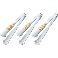 田辺金具 きゃっちだにゃんトング 白しま #1177 FCL4284-022232003