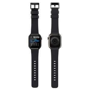 KeyBudz Apple Watch 49/46/45/44mm Artisan プレミアム本革バンド ブラック KB28467AW-イメージ5