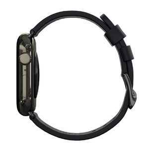 KeyBudz Apple Watch 49/46/45/44mm Artisan プレミアム本革バンド ブラック KB28467AW-イメージ6
