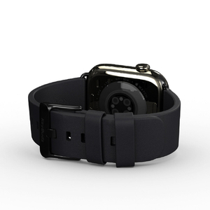 KeyBudz Apple Watch 49/46/45/44mm Artisan プレミアム本革バンド ブラック KB28467AW-イメージ7