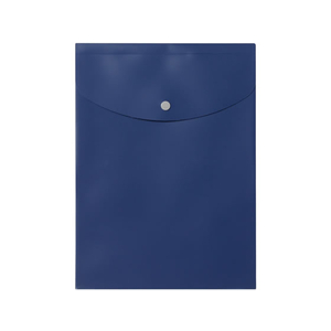 プラス シンプルワーク ポケット付エンベロープ(マチ付き)A4タテ ブルー FCC0805-88-271/FL-120CH-イメージ1