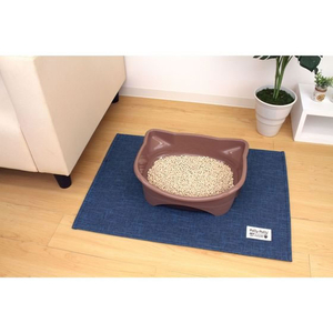 サンベルム トイレの下に敷くマット ブルー FC894PC-PT5302-イメージ3