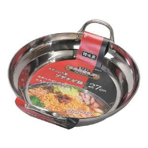 パール金属 韓味家 ステンレス製プデチゲ鍋27cm FC972NP-HC-0077-イメージ2