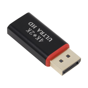 アイネックス DisplayPort - HDMIパッシブ変換アダプタ ブラック×レッド ADV-DPHD-イメージ2