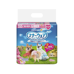 ユニ・チャーム マナーウェア 女の子用 SSS トラッドテイスト 42枚 FC277YP-イメージ1