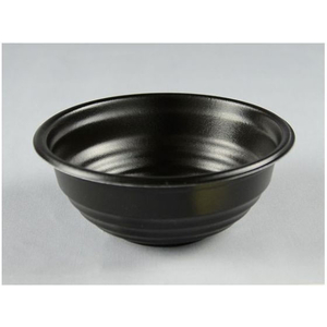 パックスタイル 耐熱どんぶり容器 YS丼 D-1 黒 本体 50個 FC303SH-00653118-イメージ1