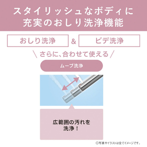 パナソニック 温水洗浄便座 オリジナル ビューティ・トワレ パステルアイボリー DL-ERX2E2-CP-イメージ8