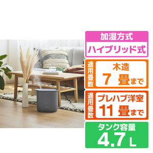 BRUNO 4．7Lハイブリット加湿器　COMFORT MIST BOE153-CGY-イメージ1