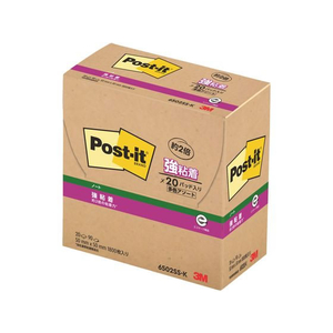 3M ポスト・イット ノート 再生紙 強粘着 50×50mm 4色 20冊 F609890-6502SS-K-イメージ3