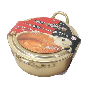 パール金属 韓味家 アルミ製深型ラーメン鍋18cm FC973NP-HC-0078-イメージ2