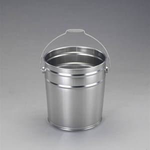 エスコ 18L バケツ・ふた付 ステンレス製 FCJ225H-EA508S-218-イメージ2