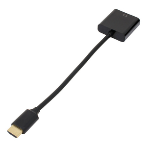アイネックス HDMI - VGA変換ケーブル(約14．5cm) ブラック AMC-HDVGA-V-イメージ3