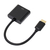 アイネックス HDMI - VGA変換ケーブル(約14．5cm) ブラック AMC-HDVGA-V-イメージ2