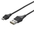 BUFFALO どっちもUSBコネクター採用 USB2．0ケーブル(A to microB)(1．2m) どっちもUSBケーブル ブラック BSUAMBDU212BKA-イメージ1