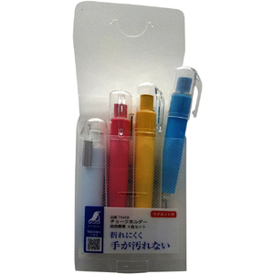 シンワ測定 チョークホルダー ４色セット 白赤黄青 シンワ　チョークホルダー　セット品 78468-イメージ1