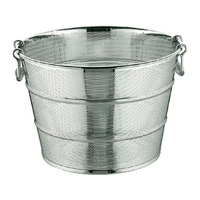 三宝産業 UK18-8パンチング 揚げザル 深型 48cm 補強付 ヨコ FCL1150-070418048